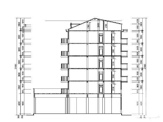 住宅楼建筑平面图 - 3
