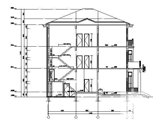 双拼别墅建筑施工图 - 2