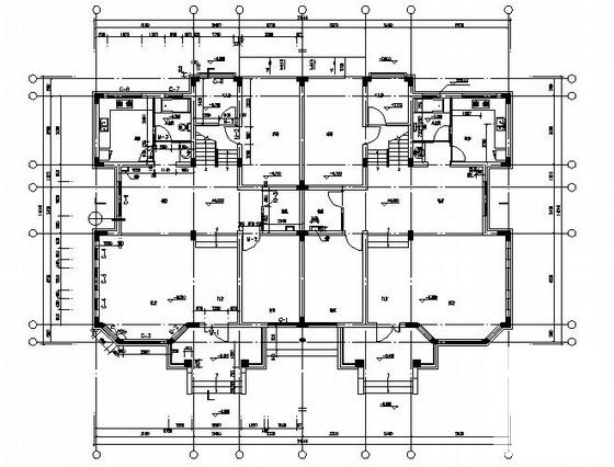 双拼别墅建筑施工图 - 4