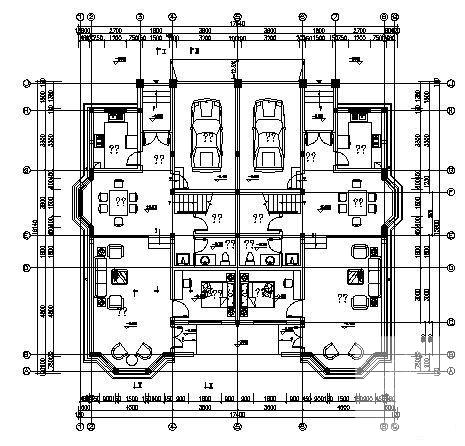 双拼别墅建筑设计图 - 2