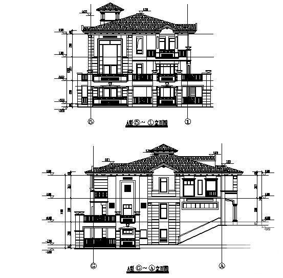 别墅建筑设计方案图 - 3