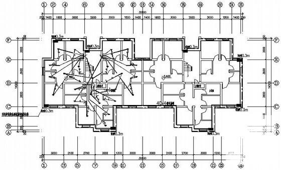 2507平米6层居民住宅楼电气施工CAD图纸 - 3
