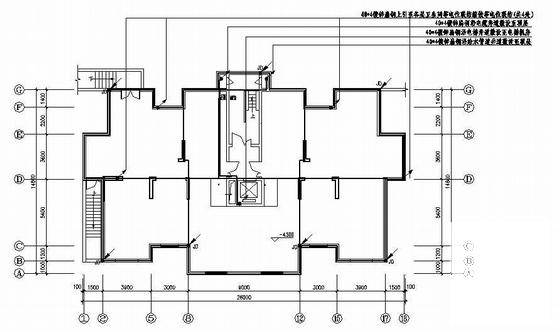 3387平米地上11层住宅楼电气施工CAD图纸 - 2