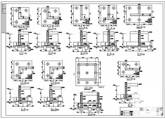 10层剪力墙住宅楼结构CAD施工大样图（8度抗震） - 3