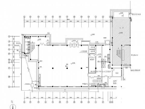 2564平米地上4层小学综合用房给排水施工CAD图纸 - 1