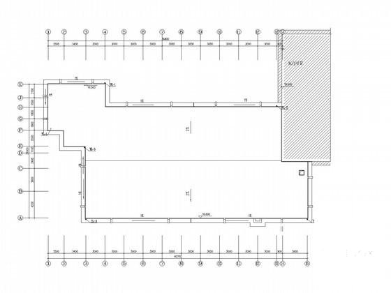 2564平米地上4层小学综合用房给排水施工CAD图纸 - 2