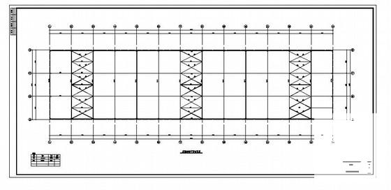 24米跨单层门钢厂房结构施工CAD图纸（6度抗震） - 2