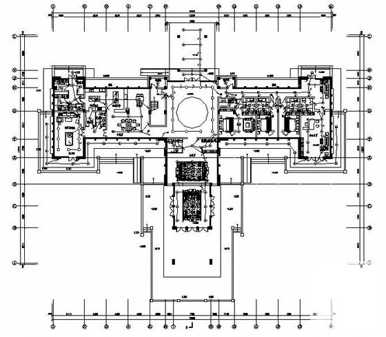 1636平米地上3层住宅楼电气施工CAD图纸 - 1
