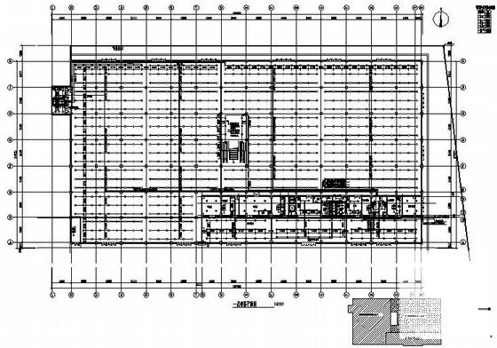 6726平米12层博览中心给排水施工CAD图纸 - 1