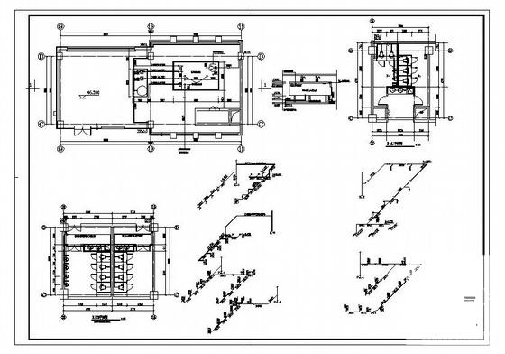 6726平米12层博览中心给排水施工CAD图纸 - 3