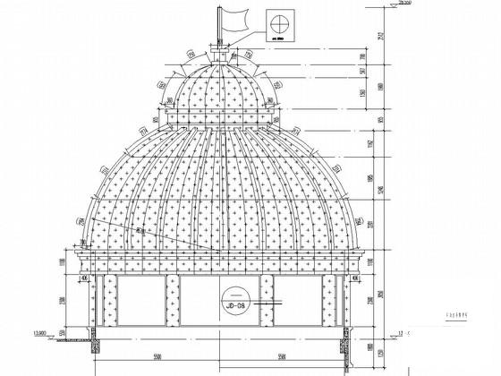 钢结构穹顶图纸 - 1