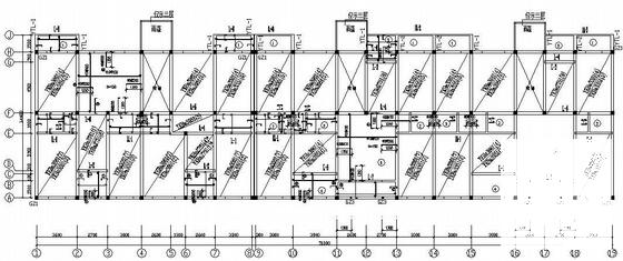 7°区1托6底框住宅楼结构设计施工CAD图纸 - 3
