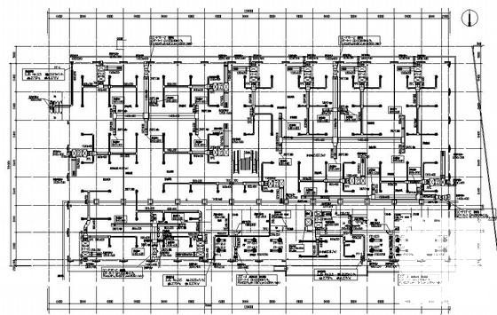 25799平米12层博览中心空调施工CAD图纸 - 1