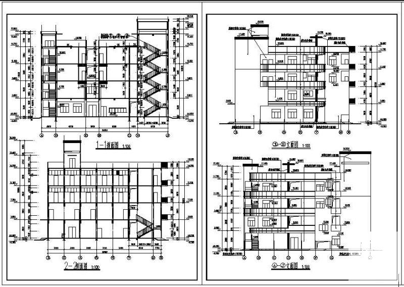 框架结构设计施工图 - 2