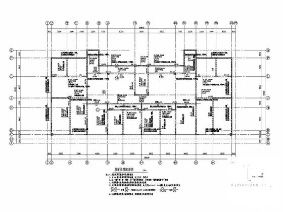 两栋地上18层剪力墙结构住宅楼结构施工CAD图纸 - 5