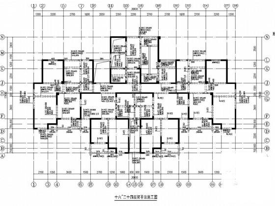 11735平米33层剪力墙结构安置房住宅楼结构施工CAD大样图 - 3