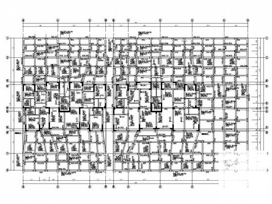 10层剪力墙结构住宅楼结构施工CAD大样图 - 4
