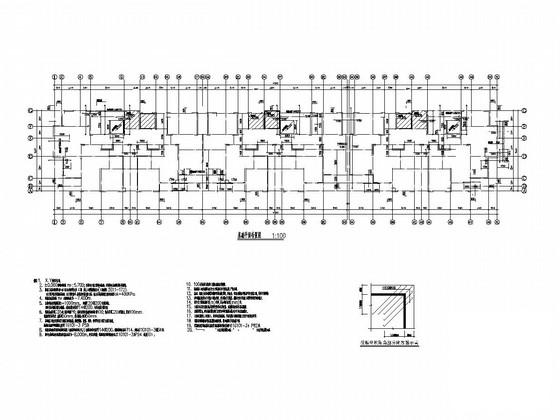 地上18层剪力墙结构住宅楼结构CAD图纸 - 2