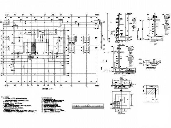 22层剪力墙结构住宅楼结构施工CAD图纸 - 1