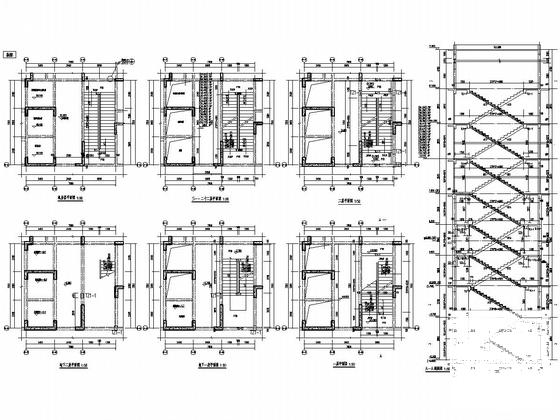 22层剪力墙结构住宅楼结构施工CAD图纸 - 4
