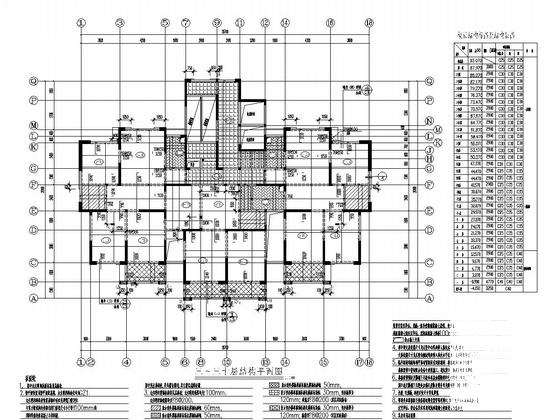10719平米30层剪力墙结构住宅楼结构施工CAD大样图 - 5