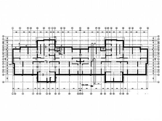 33层剪力墙结构住宅楼结构施工CAD图纸 - 1