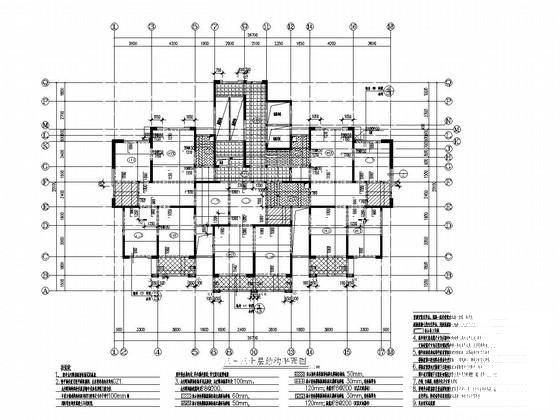 30层剪力墙结构住宅楼结构施工CAD大样图 - 2