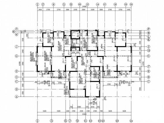 13层剪力墙结构住宅楼结构施工CAD图纸 - 4
