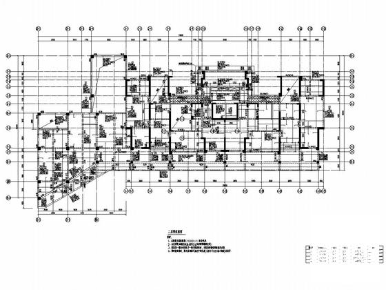 地上32层剪力墙结构住宅楼结构施工CAD大样图 - 5