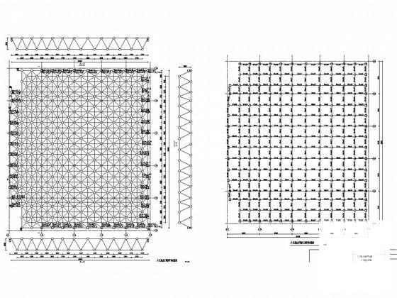 舞台观众厅弹性支撑施工CAD图纸，共2张 - 1