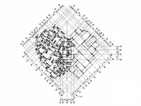 31层剪力墙结构住宅楼结构施工CAD图纸 - 1
