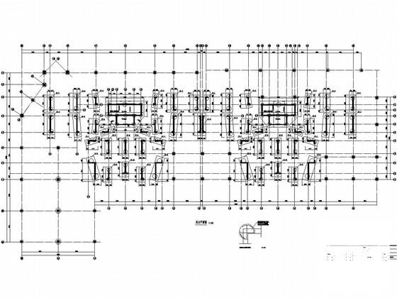 31层剪力墙结构商住楼结构施工CAD图纸 - 2