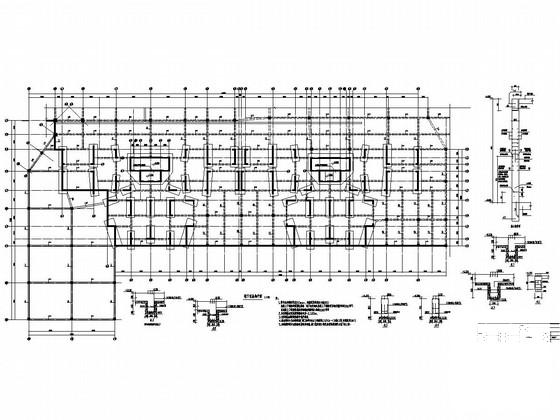 31层剪力墙结构商住楼结构施工CAD图纸 - 3