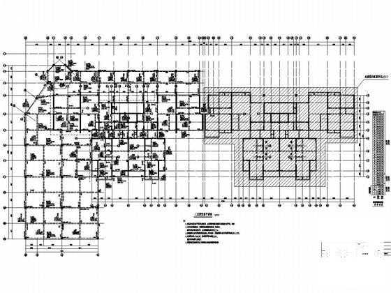 31层剪力墙结构商住楼结构施工CAD图纸 - 4