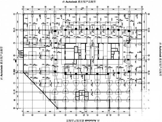 20层框架核心双筒结构商务大厦结构设计施工CAD大样图 - 2