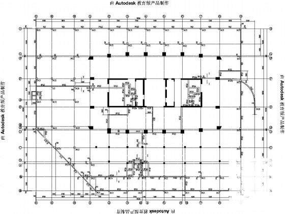 20层框架核心双筒结构商务大厦结构设计施工CAD大样图 - 3