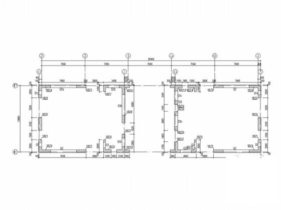 20层框架核心双筒结构商务大厦结构设计施工CAD大样图 - 4