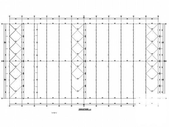 48米跨门式刚架结构原料库结构施工CAD图纸 - 2