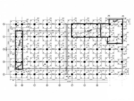 9层框架结构办公楼结构施工CAD图纸 - 1