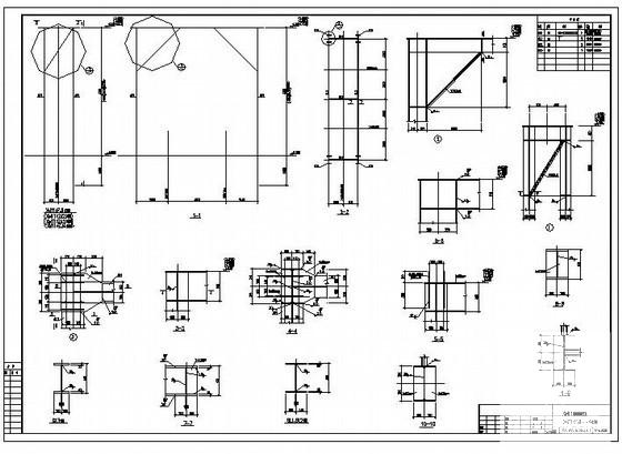 通廊结构施工CAD图纸 - 1