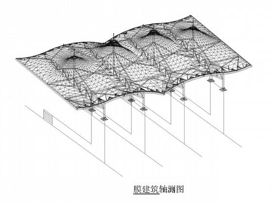 看台膜结构图纸 - 1