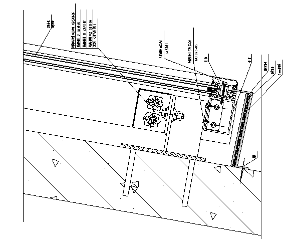 框玻璃幕墙节点大样 - 4