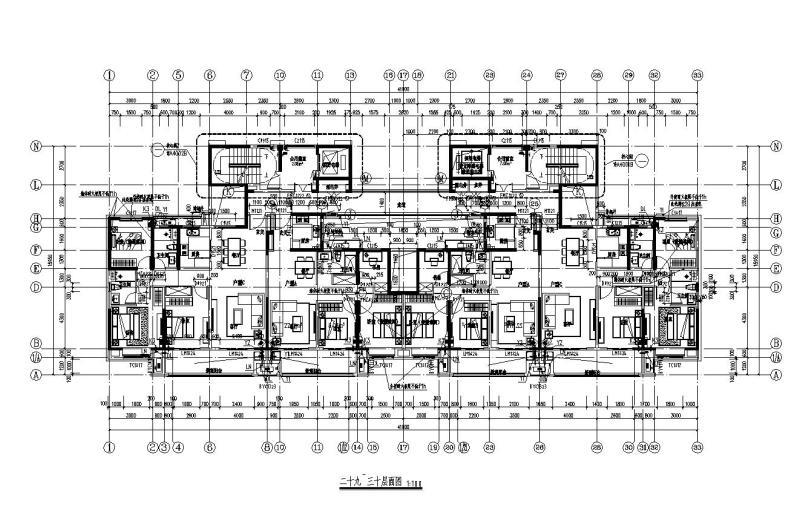 住宅户型施工图 - 3