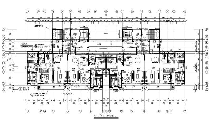 住宅户型施工图 - 3