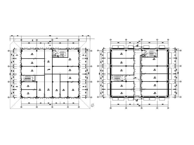 2层3.6万平商业中心电气施工CAD图纸 - 1