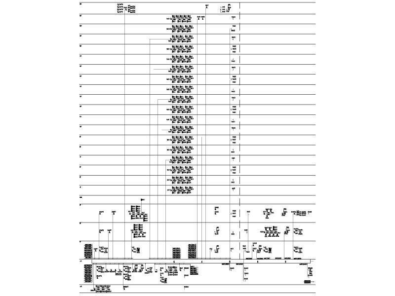 21层高校国际交流中心电气施工CAD图纸 - 4