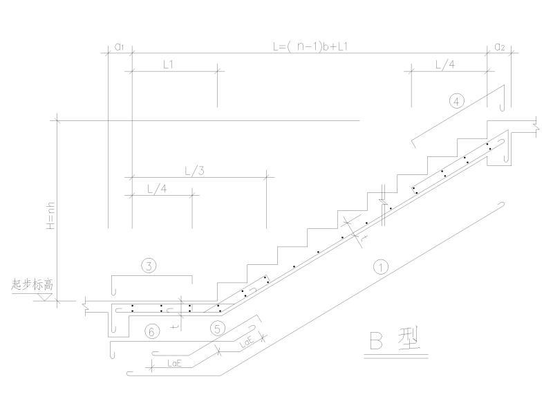楼梯平法表示及大样2018(CAD) - 3