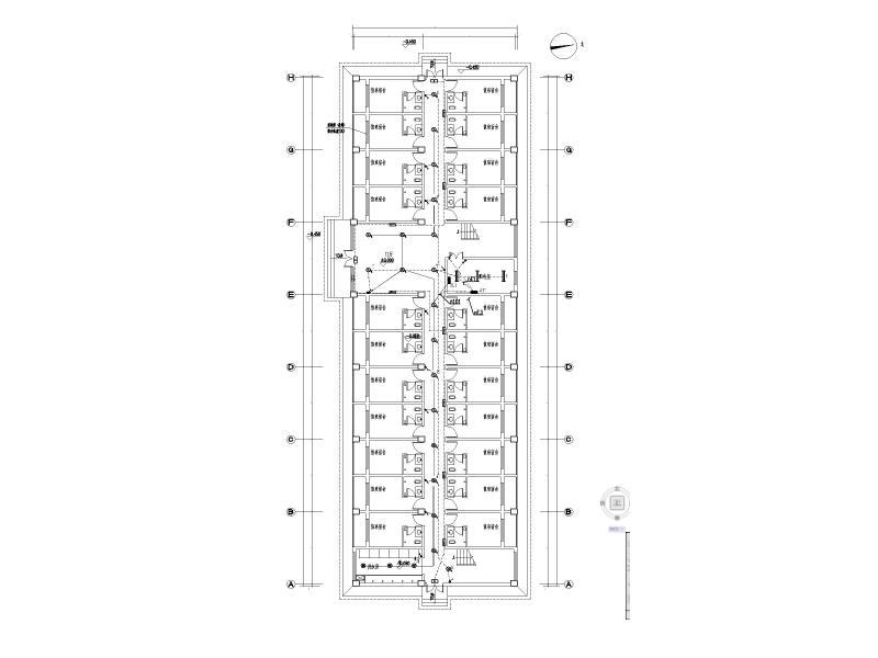 两层生活用房电气施工CAD图纸（2018） - 1