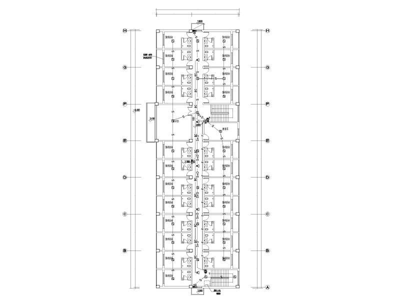 两层生活用房电气施工CAD图纸（2018） - 3