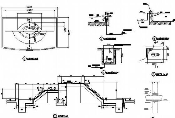 中央喷水池详图纸cad系统图 - 1